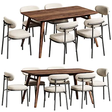 Dining set 20 Стол обеденный Violet и Стул Arvo