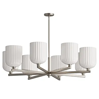 Bridal Veil 6 Light Oil Rubbed Bronze Chandelier