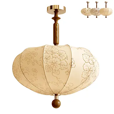 Floral Semi Flush Mount