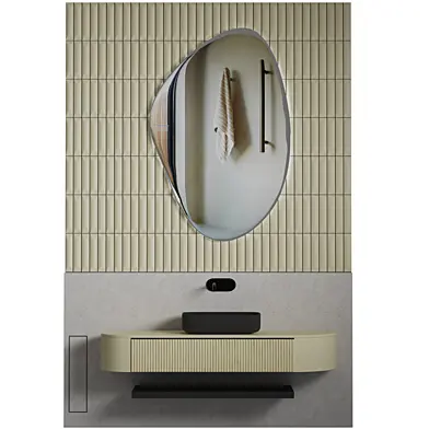 Modern Fluted Bathroom Vanity