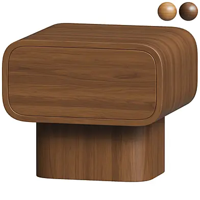 Huron Wood Nightstand and Side Table