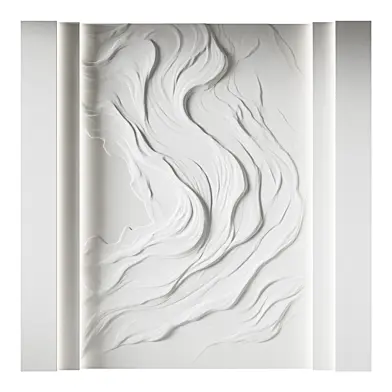 143 Decorative plaster 3D panel 100 Bas-relief "Waves"