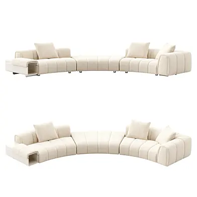 Ruffle Sofa by Minotti