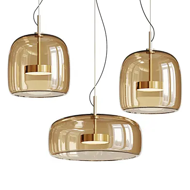 Cognac Glass Luxury Glass Pendant Light