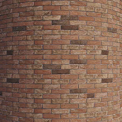 Pink Brick with Sandy Relief