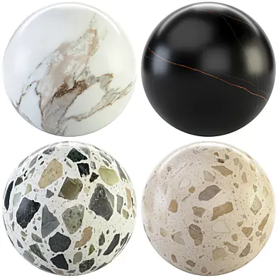 Stone 153 (Terrazzo Natrual,Macchia,Calacatta,Sahara Noir)