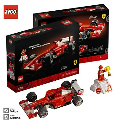LEGO Ferrari F2004 Racing Car