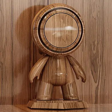 Natural Wood 416 PBR Material – Semi Gloss