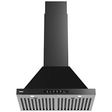 VIKIO HOME Black Wall Mount Range Hood