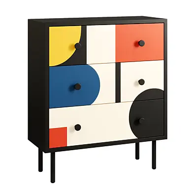 Bauhaus-Inspired Commode