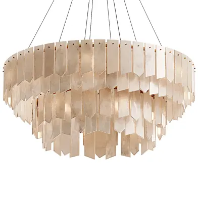 Alabaster Cascade Tiered Chandelier