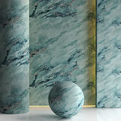 Glittering Teal Agate