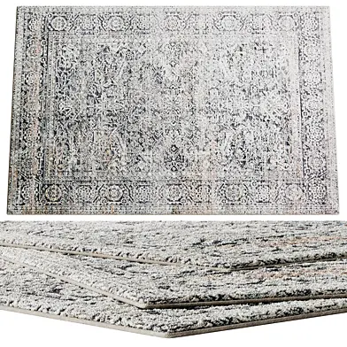 Lucia Steel Ivory Rug
