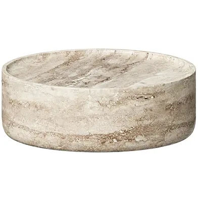 Zariah Travertine Coffee Table
