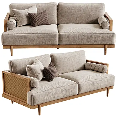 Ahlea Linen Blend Sofa