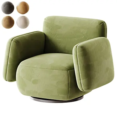 I Am Not a Minimalist Swivel Chair Chenille