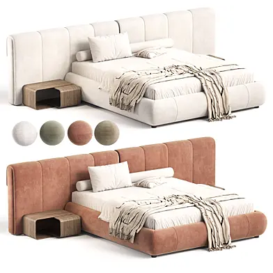 Minotti Modern Ruffle Bed