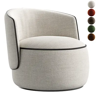 PANAREA Swivel armchair by ALEXANDRA