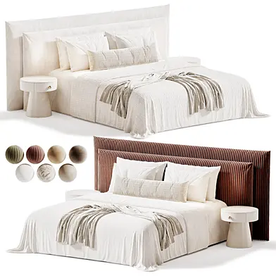 Cuba Double Bed with Storage