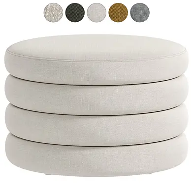 Alto XL Bouclé Stool with Storage Space