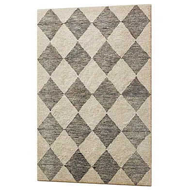 Francis Beige Charcoal Rug