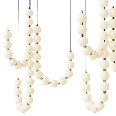 Acrylic Pearl Necklace Chandelier