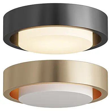 Possini Euro Jayson Modern Satin Bronze LED Ceiling Light