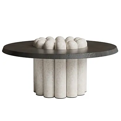 Raku Yaki lava coffee table corona