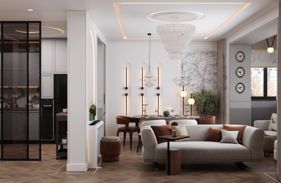 Визуализация квартиры пгт Заречье