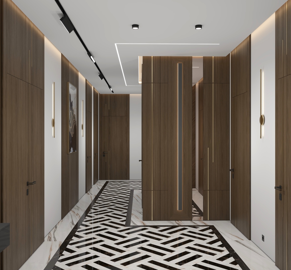 Дизайн и визуализация прихожий.