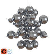 ARTE Lamp OM A7790SP-50BK - Pendant light - 3D model