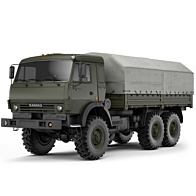 Камаз 5350 3Д Модель