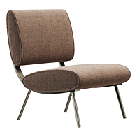 Ramsay Upholstered Manual Recliner Arm chair 3D model
