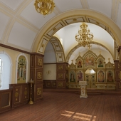 Главный зал будущей церкви св. Николая