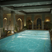 бассейн в мароканском стиле
