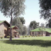 Реконструкция зданий детского лагеря