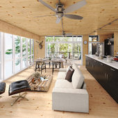 Cross-Laminated-Timber Cottage-Interiors