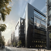 Black Pearl Office Building ART & BUILD Architect, Brussels, Belgium