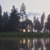 Дом у озера.