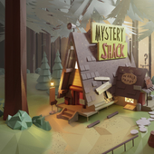 Low poly Mystery Shack