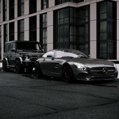 Mercedes G63/ Mercedes GT |full cgi|