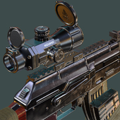 AK 47 Dual Laser Sight with IR Illuminator