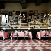 Атмосферный интерьер аутентичного итало-американского ресторана г.Нур-Султан