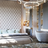 Дизайн интерьер спальни