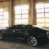 Tesla in the hangar