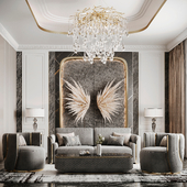 Interior Living room Botega  Elve luxury (сделано по референсу)