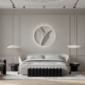 Master bedroom in modern classics (сделано по референсу)