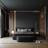 Dark Bed Room