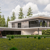 Modern Villa Exterior Design by PolyMaster