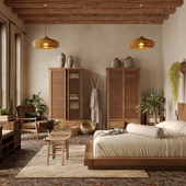 Wabi-Sabi Bedroom interior design